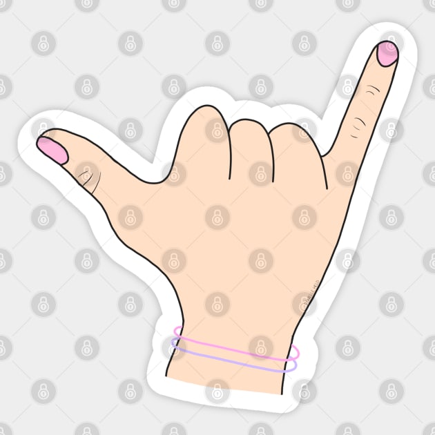 Shaka sign Sticker by Danielle